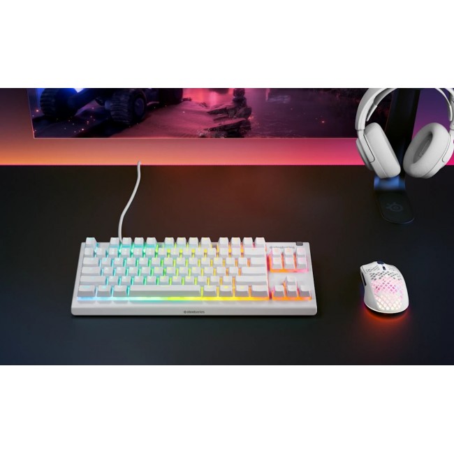 Keyboard SteelSeries Apex 3 TKL US, white Keyboard SteelSeries Apex 3 TKL US, white