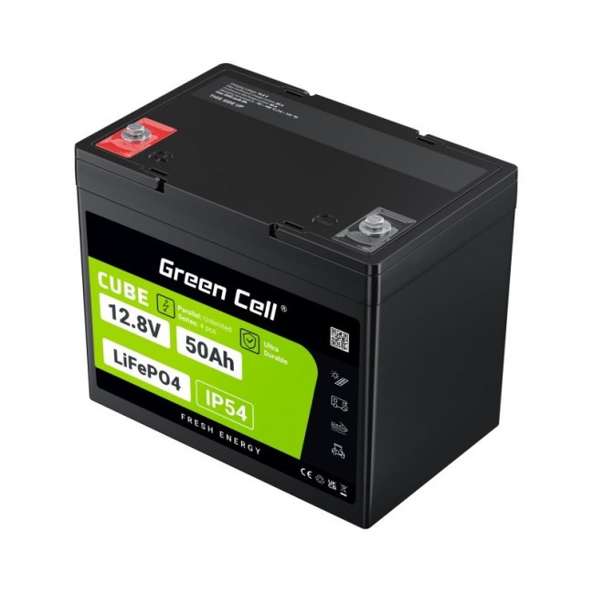 Green Cell LFPGC12V50AH UPS battery Lithium Iron Phosphate (LiFePO4) 12 V 50 Ah Green Cell LFPGC12V50AH UPS battery Lithium Iron Phosphate (LiFePO4) 12 V 50 Ah