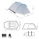 NILS CAMP ROCKER NC6013 3-person camping tent