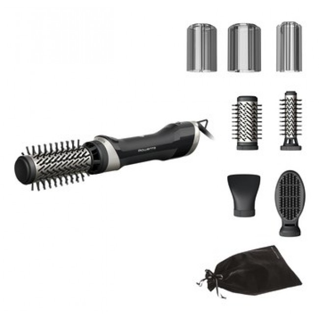 Rowenta Brush Activ UB9540F0 hair styling tool Hot air brush Warm Black, Silver 1000 W Rowenta Brush Activ UB9540F0 hair styling tool Hot air brush Warm Black, Silver 1000 W
