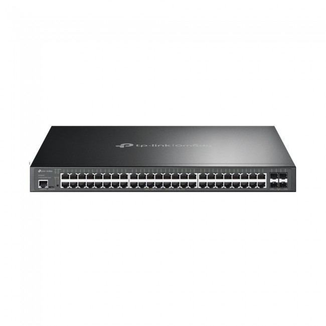 TP-Link Omada 48-Port Gigabit and 4-Port 10GE SFP+ L2+ Managed Switch with 48-Port PoE+ TP-Link Omada 48-Port Gigabit and 4-Port 10GE SFP+ L2+ Managed Switch with 48-Port PoE+