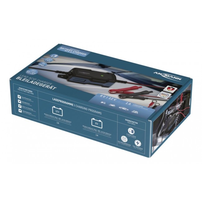 Ansmann 1001-0142 vehicle battery charger 6 - 12 V Black