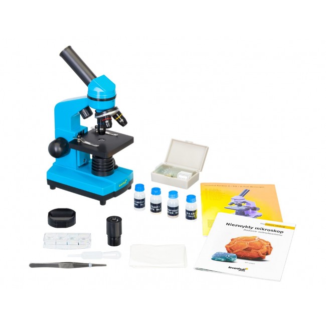 LEVENHUK Rainbow 2L Microscope, Blue