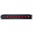 Lindy 73025 power distribution unit (PDU) 8 AC outlet(s) 1.5U Black