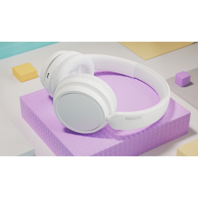 Philips 5000 series TAH5209WT/00 headphones/headset Wireless Head-band Calls/Music Bluetooth White