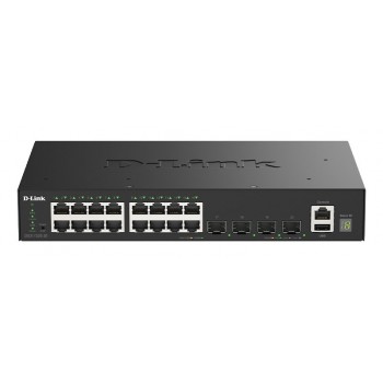 D-Link 20-Port Gigabit Stackable Smart Managed Switch with 4 x 10G SFP+ Ports