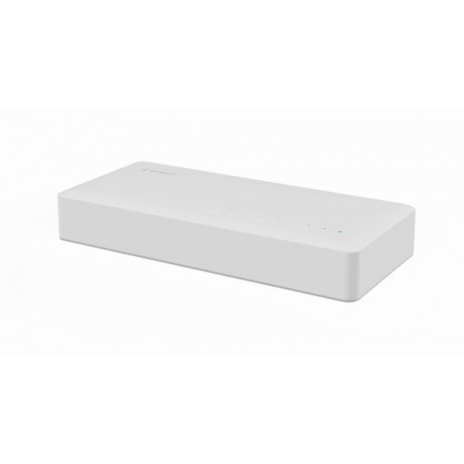 Gembird NSW-G8-01 network switch Unmanaged Gigabit Ethernet (10/100/1000) White