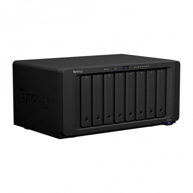 Synology DiskStation DS1821+ NAS/storage server Tower Ryzen Embedded V1500B 4 GB DDR4 0 TB DiskStation Manager Black