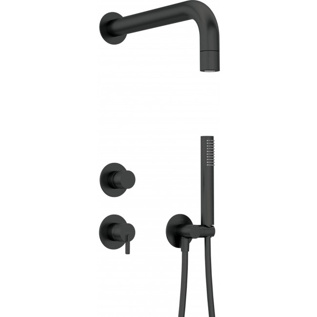 Concealed shower set with hand shower Concealed shower set with hand shower