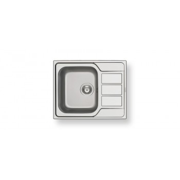 PYRAMIS 100187701 kitchen sink Flush-mounted sink Rectangular Stainless steel