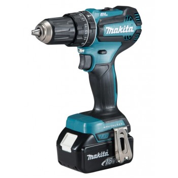 Makita DHP485RFJ drill 1900 RPM Keyless 1.8 kg Black, Blue