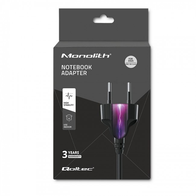 Qoltec 51745 power adapter/inverter Indoor 65 W Black