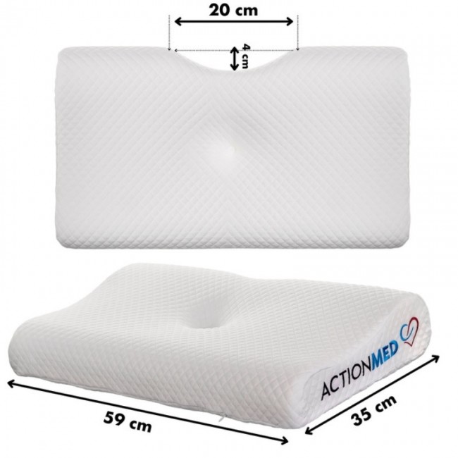 Orthopedic pillow ActionMed ANATOMICAL MED PILLOW