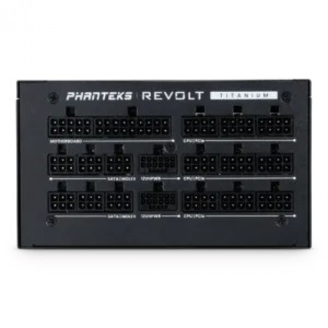 Phanteks Revolt power supply unit 1600 W ATX Black Phanteks Revolt power supply unit 1600 W ATX Black
