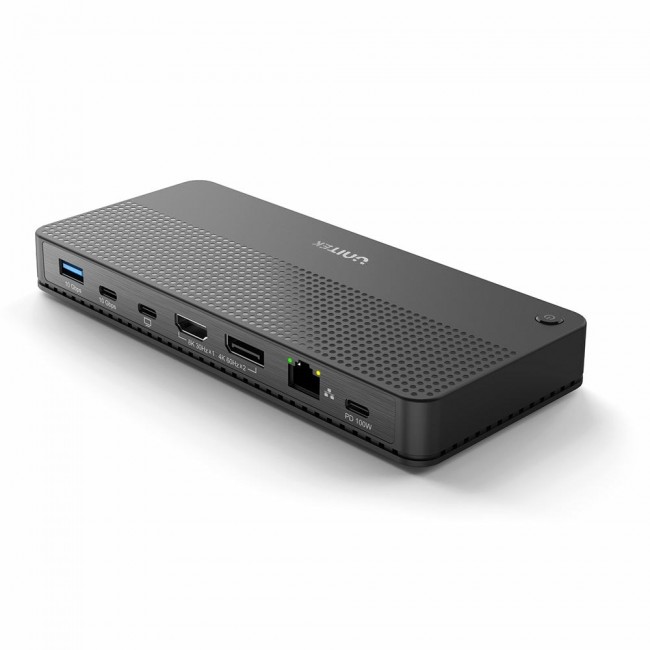 UNITEK D1079A laptop dock/port replicator Wired USB4 Black