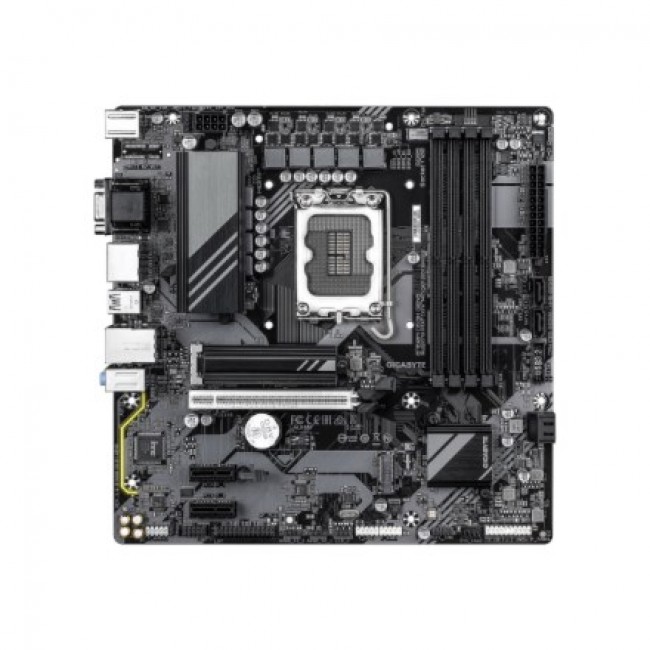 GIGABYTE B760M DS3H GEN5 Motherboard - Supports Intel Core 14th Gen CPUs, 6+2+1 Phases Digital VRM, up to 5600MHz DDR5, 2xPCIe 4.0 M.2, 2.5GbE LAN, USB 3.2 Gen2