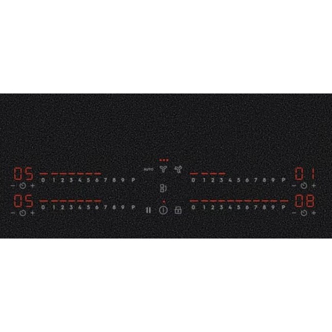 Induction hob with built-in extractor ELECTROLUX ECC83443CZ SaphirMatt black matt 80 cm