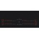 Induction hob with built-in extractor ELECTROLUX ECC83443CZ SaphirMatt black matt 80 cm