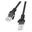 Lanberg PCU6-10CC-0100-BK networking cable Black 1 m Cat6 U/UTP (UTP)