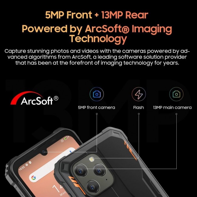 Blackview MOBILE PHONE BV5300 PLUS NFC/8/128GB BLACK 6.1