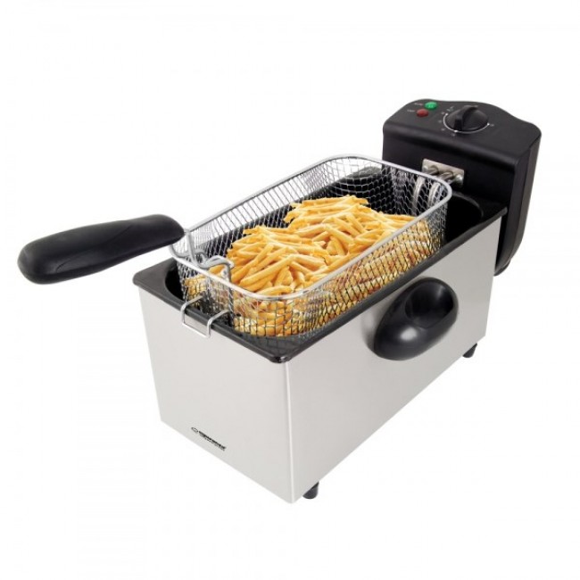 Esperanza FALAFEL Single 3 L Stand-alone 2200 W Deep fryer Black, White