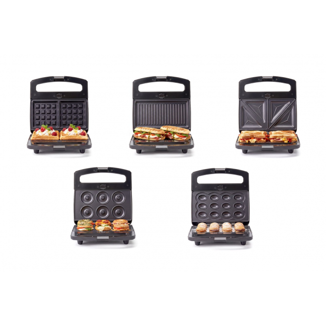 PROMIS 5-in-1 Toaster FORMEA /sandwich, cookies, nuts, waffles, doughnuts, grill/