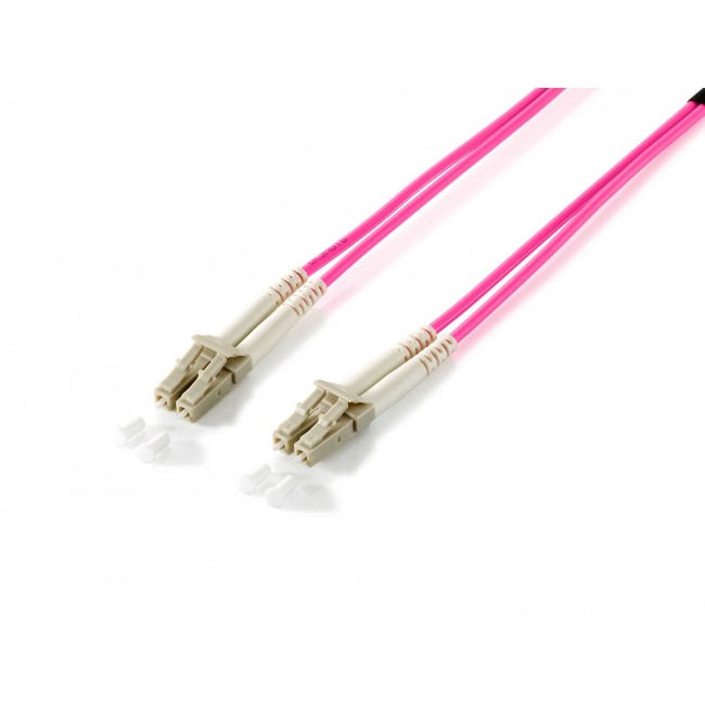 Equip LC/LC Fiber Optic Patch Cable, OM4, 20m