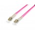 Equip LC/LC Fiber Optic Patch Cable, OM4, 20m