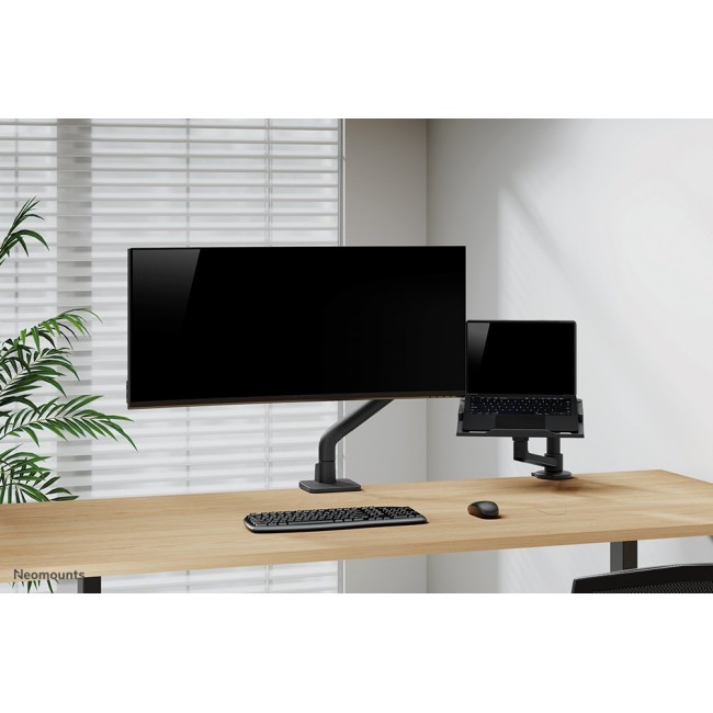Neomounts DS20-425BL1 Laptop holder monitor arm 11.6-17.3
