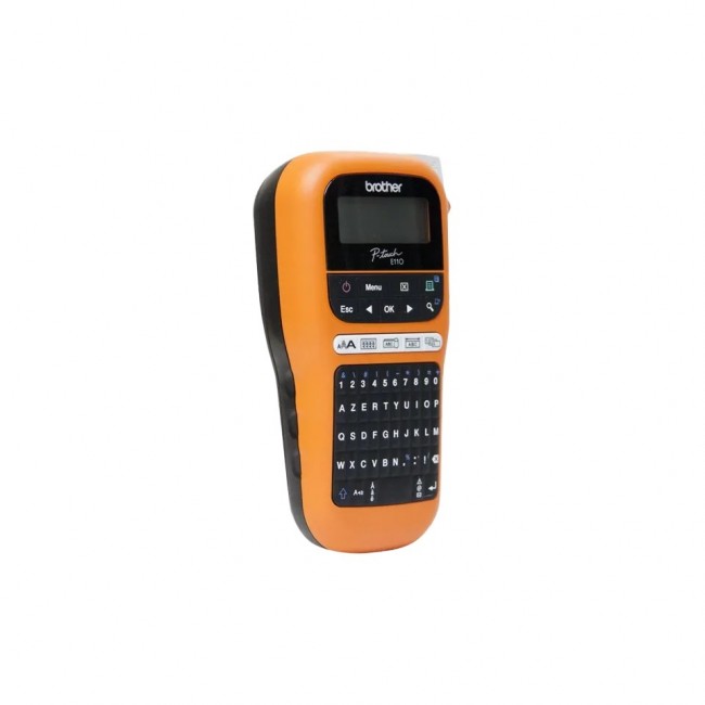 Brother PT-E110 label printer Thermal transfer 180 x 180 DPI 20 mm/sec HGe/TZe QWERTY Brother PT-E110 label printer Thermal transfer 180 x 180 DPI 20 mm/sec HGe/TZe QWERTY