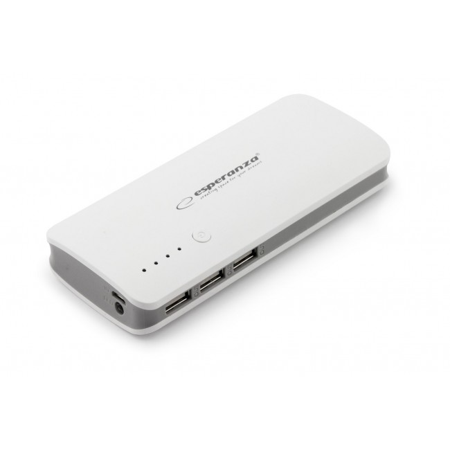 Esperanza EMP106WE Radium power bank Grey,White 8000 mAh