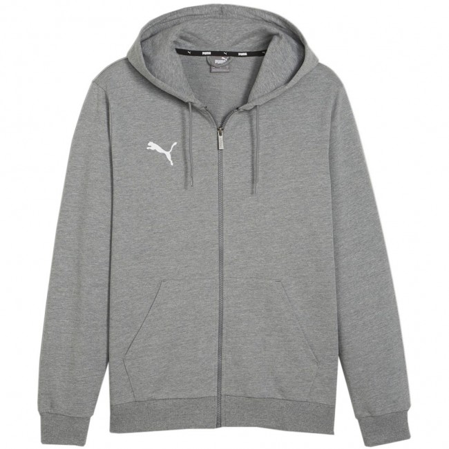 Puma Team Goal Casuals Hooded Grey 658595 33 Puma Team Goal Casuals Hooded Grey 658595 33