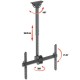 Techly 37-70 Telescopic Ceiling Universal LED TV LCD Support
