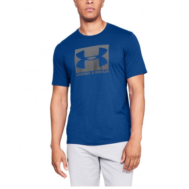 Under Armour Boxed Sportstyle T-shirt Crew neck Short sleeve Cotton, Polyester Under Armour Boxed Sportstyle T-shirt Crew neck Short sleeve Cotton, Polyester