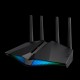 ASUS RT-AX82U wireless router Gigabit Ethernet Dual-band (2.4 GHz / 5 GHz) Black ASUS RT-AX82U wireless router Gigabit Ethernet Dual-band (2.4 GHz / 5 GHz) Black