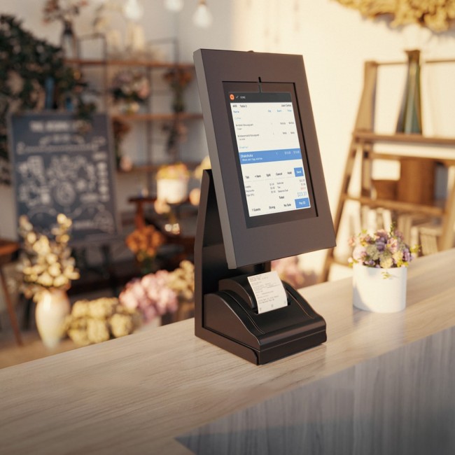 Maclean Tablet & Printer POS Stand, 1kg max, MC-336
