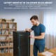 Extralink Rackmount cabinet 12U 600x450 Black wall mounted