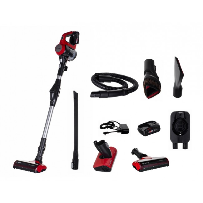 Bosch BBS711ANM stick vacuum/electric broom Bagless 0.3 L Black, Red, Stainless steel Bosch BBS711ANM stick vacuum/electric broom Bagless 0.3 L Black, Red, Stainless steel