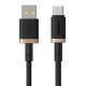 Baseus Dura USB Type A to Type C 60 W fast charging cable 1 m Black, Gold Baseus Dura USB Type A to Type C 60 W fast charging cable 1 m Black, Gold