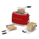 Smeg 50's Style Toaster TSF01RDEU Red