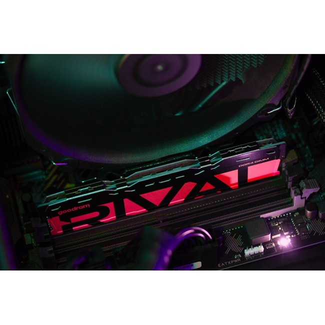 Goodram *DDR4 Rival Radiant 32GB (2*16)/3200 CL16 Red memory module 2 x 16 GB 3200 MT/s 288-pin DIMM