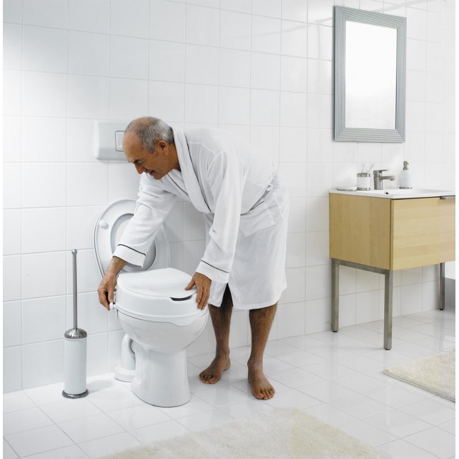 RIDDER A0071001 toilet seat Hard toilet seat Polypropylene (PP) White RIDDER A0071001 toilet seat Hard toilet seat Polypropylene (PP) White