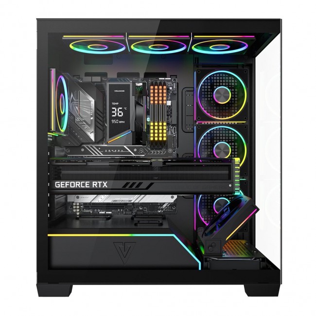 MODECOM VOLCANO STELLAR PLUS ARGB MIDI 8F BLACK