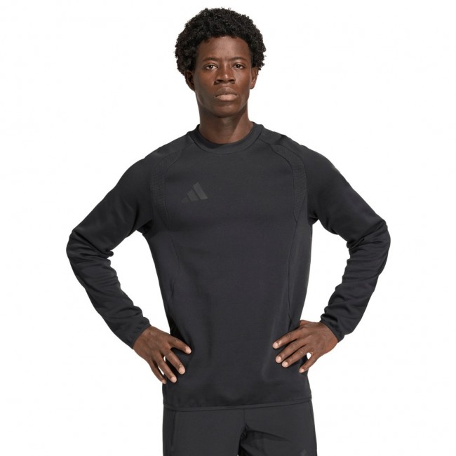 Bluza męska adidas Tiro 26 Travel Crew czarna JM5540 M Bluza męska adidas Tiro 26 Travel Crew czarna JM5540 M