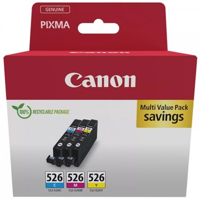 Canon 4541B018 ink cartridge 3 pc(s) Original Cyan, Magenta, Yellow Canon 4541B018 ink cartridge 3 pc(s) Original Cyan, Magenta, Yellow