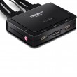 Trendnet TK-220DPI KVM switch Black Trendnet TK-220DPI KVM switch Black
