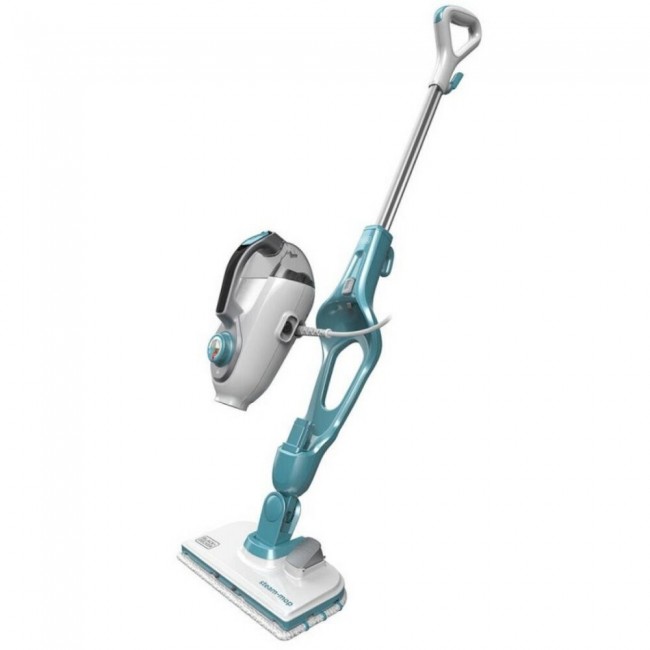 Black & Decker FSMH1321 steam cleaner Steam mop 0.5 L 1300 W Blue, White