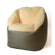 Sako bag pouf Fluffy cream XXL 140 x 90 cm