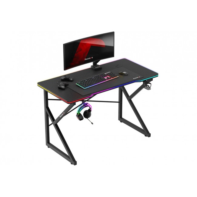 Huzaro Hero 1.7 RGB Black - gaming table