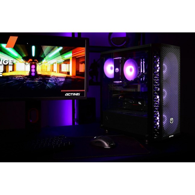 Actina 5901443404835 PC AMD Ryzen 7 8700F 32 GB DDR5-SDRAM 1 TB SSD NVIDIA GeForce RTX 4070 SUPER Midi Tower Black Actina 5901443404835 PC AMD Ryzen 7 8700F 32 GB DDR5-SDRAM 1 TB SSD NVIDIA GeForce RTX 4070 SUPER Midi Tower Black